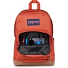 image:imageJanSport Right Pack Expressions Backpack  Main Compartment 15inch Padded Laptop Compartment Side Water Bottle Pocket Utility Pocket with Zippered Rain Flap Denim Wash BlackWestbound Embroidery Dune RedBrownTan