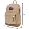image:imageJanSport Right Pack Expressions Backpack  Main Compartment 15inch Padded Laptop Compartment Side Water Bottle Pocket Utility Pocket with Zippered Rain Flap Denim Wash BlackCurry Corduroy