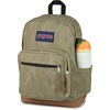 image:imageJanSport Right Pack Expressions Backpack  Main Compartment 15inch Padded Laptop Compartment Side Water Bottle Pocket Utility Pocket with Zippered Rain Flap Denim Wash BlackAged Canvas GreenLt GreenBrown