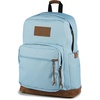image:imageJanSport Right Pack Premium Backpack  Daypack with 15 Laptop Sleeve Main Compartment Water Bottle Pocket Oyster MushroomBlue Dusk