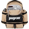 image:imageJanSport Seattle Pack  Durable Backpack with Main Compartment Dual Water Bottle Pockets Lined Laptop Sleeve BlackTravertine
