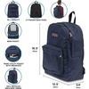 image:imageJanSport SuperBreak One Backpack  Durable Lightweight Bookbag with 1 Main Compartment Front Utility Pocket with Builtin Organizer  Premium Backpack Faded Floral Fresh MintOmbre Falls