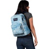 image:imageJanSport SuperBreak One Backpack  Durable Lightweight Bookbag with 1 Main Compartment Front Utility Pocket with Builtin Organizer  Premium Backpack Faded Floral Fresh MintLucky Bandanna