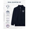 image:imageJanSport Unisex Adult NCAA Officially Licensed Rival Long Sleeve StandUp Collar Quarter Zip SweatshirtConnecticut Huskies