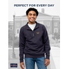image:imageJanSport Unisex Adult NCAA Officially Licensed Rival Long Sleeve StandUp Collar Quarter Zip SweatshirtMichigan Wolverines