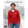image:imageJanSport Unisex Adult NCAA Officially Licensed Rival Long Sleeve StandUp Collar Quarter Zip SweatshirtNebraska Cornhuskers