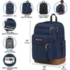image:imageJansport JS0A2SDD7S1 Cool Student Laptop Backpack Coconut 15 inches  Ergonomic Straps Waterbottle Pocket Campus Weekender Travel RucksackBlack