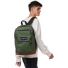image:imageJansport JS0A2SDD7S1 Cool Student Laptop Backpack Coconut 15 inches  Ergonomic Straps Waterbottle Pocket Campus Weekender Travel RucksackCargo Green