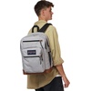 image:imageJansport JS0A2SDD7S1 Cool Student Laptop Backpack Coconut 15 inches  Ergonomic Straps Waterbottle Pocket Campus Weekender Travel RucksackGrounded Grey