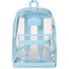 image:imageJanSport 255L Clear Pack  Large Transparent Mesh Bottom Clear  Stadium Class and Festival Approved with Water Bottle PocketSky High Blue