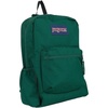 image:imageJanSport 26L Cross Town Backpack  12 inch Classic Daypack Red Hippie DaysDeep Juniper