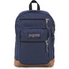 image:imageJanSport Cool Backpack with 15inch Laptop Sleeve  Large Computer Bag Rucksack with 2 Compartments Ergonomic Straps Navy  Ergonomic Straps Waterbottle Pocket Campus Weekender Travel RucksackNavy