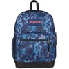image:imageJanSport Cross Town Plus Backpack  Large Main Compartment Side Water Bottle Pocket 15Inch Padded Laptop Sleeve  Color Blocked  Mahogany HazeGhostly Florals