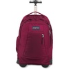 image:imageJanSport Driver 8 Rolling Backpack  Wheeled Travel Bag with 15Inch Laptop Sleeve One Size NavyRusset Red