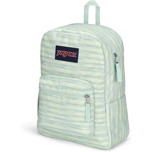 image:imageJanSport 26L Cross Town Backpack  12 inch Classic Daypack Red Hippie Days70s Space Dye Fresh Mint