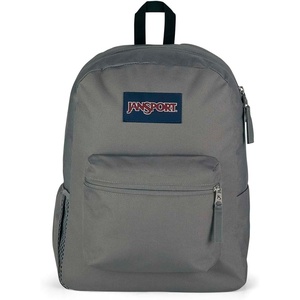 image:imageJanSport 26L Cross Town Backpack  12 inch Classic Daypack Red Hippie DaysGraphite Grey