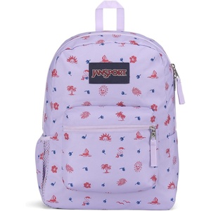 image:imageJanSport 26L Cross Town Backpack  12 inch Classic Daypack Red Hippie DaysLagoon Luau