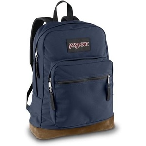 image:imageJanSport 26L Cross Town Backpack  12 inch Classic Daypack Red Hippie DaysNavy