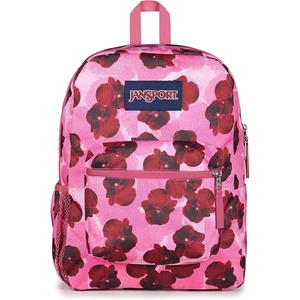 image:imageJanSport 26L Cross Town Backpack  12 inch Classic Daypack Red Hippie DaysPop Art Pansies