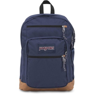 image:imageJanSport Cool Backpack with 15inch Laptop Sleeve  Large Computer Bag Rucksack with 2 Compartments Ergonomic Straps Navy  Ergonomic Straps Waterbottle Pocket Campus Weekender Travel RucksackNavy