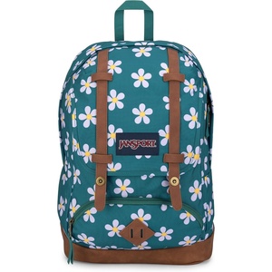 image:imageJanSport Cortlandt Laptop Backpack Deep Juniper 15 Laptop SleeveSynthetic Leather Shoulder Computer Bag with Large Compartment Padded Straps Rucksack for Men WomenPrecious Petals