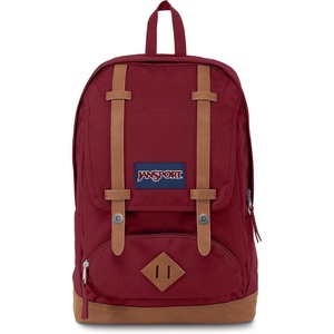 image:imageJanSport Cortlandt Laptop Backpack Deep Juniper 15 Laptop SleeveSynthetic Leather Shoulder Computer Bag with Large Compartment Padded Straps Rucksack for Men WomenRusset Red