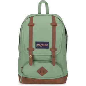 image:imageJanSport Cortlandt Laptop Backpack Deep Juniper 15 Laptop SleeveSynthetic Leather Shoulder Computer Bag with Large Compartment Padded Straps Rucksack for Men WomenLoden Frost