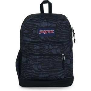 image:imageJanSport Cross Town Plus Backpack  Large Main Compartment Side Water Bottle Pocket 15Inch Padded Laptop Sleeve  Color Blocked  Mahogany HazeAbstract Animal