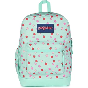 image:imageJanSport Cross Town Plus Backpack  Large Main Compartment Side Water Bottle Pocket 15Inch Padded Laptop Sleeve  Color Blocked  Mahogany HazeApple Orchard Magic