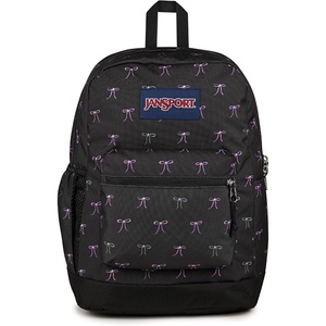 image:imageJanSport Cross Town Plus Backpack  Large Main Compartment Side Water Bottle Pocket 15Inch Padded Laptop Sleeve  Color Blocked  Mahogany HazeBad Bows