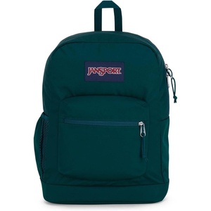 image:imageJanSport Cross Town Plus Backpack  Large Main Compartment Side Water Bottle Pocket 15Inch Padded Laptop Sleeve  Color Blocked  Mahogany HazeDeep Juniper