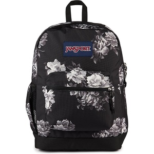 image:imageJanSport Cross Town Plus Backpack  Large Main Compartment Side Water Bottle Pocket 15Inch Padded Laptop Sleeve  Color Blocked  Mahogany HazeMagnolia Mirage
