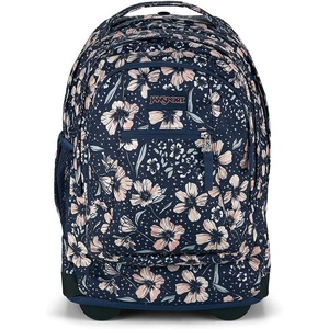 image:imageJanSport Driver 8 Rolling Backpack  Wheeled Travel Bag with 15Inch Laptop Sleeve One Size NavyFields of Paradise