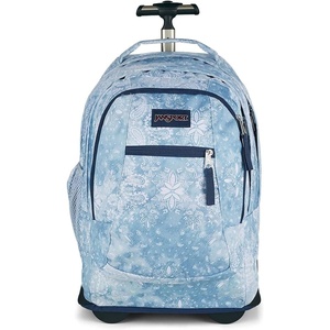image:imageJanSport Driver 8 Rolling Backpack  Wheeled Travel Bag with 15Inch Laptop Sleeve One Size NavyLucky Bandanna