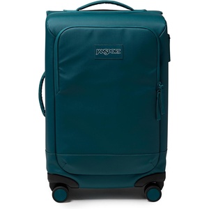 image:imageJanSport Good Latitude Checked Spinner Suitcase  68L Water Resistant Travel Luggage  26inch Large Durable Lightweight Rolling Hardside Softside Bag Emerald PoolEmerald Pool