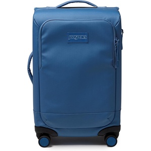 image:imageJanSport Good Latitude Checked Spinner Suitcase  68L Water Resistant Travel Luggage  26inch Large Durable Lightweight Rolling Hardside Softside Bag Emerald PoolElemental Blue