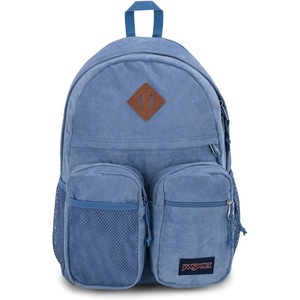 image:imageJanSport Granby Remix Backpack  Work Travel or Laptop Bookbag Travertine CorduroyElemental Blue Corduroy