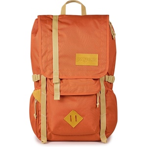 image:imageJanSport Hatchet Backpack  15inch Padded Laptop Compartment Dual Water Bottle Pockets Side Compression Straps NavyDune Red