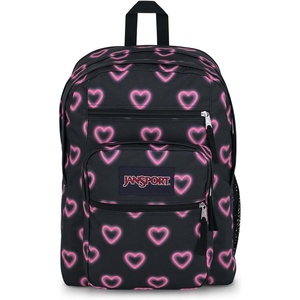 image:imageJanSport Laptop Backpack  Computer Bag with 2 Compartments Ergonomic Shoulder Straps 15 Laptop Sleeve Haul Handle  Faded SageHappy Hearts Black