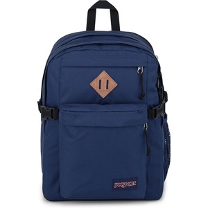 image:imageJanSport Main Campus Backpack  Travel or Work backpack w 15Inch Laptop Sleeve and Dual Water Bottle Pockets NavyNavy