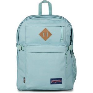 image:imageJanSport Main Campus FX Backpack  Travel or Work Bag w 15Inch Laptop Pack with Leather Trim TravertineFaded Sage