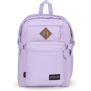 image:imageJanSport Main Campus FX Backpack  Travel or Work Bag w 15Inch Laptop Pack with Leather Trim TravertinePastel Lilac