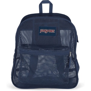 image:imageJanSport Mesh Pack  See Through Backpack Ideal for Class Work Travel or Beach Outings BlackNavy