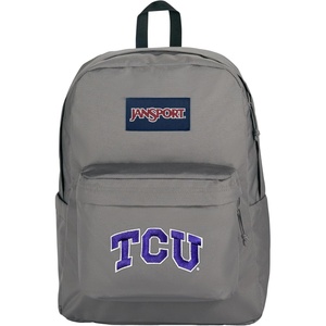 image:imageJanSport NCAA Officially Licensed Backpack Utah Utes Superbreak Plus with Padded 15 Laptop Sleeve Spacious Computer Bag for Men amp Women Durable Daypack with Bottle Pocket Red TapeTCU Horned Frogs