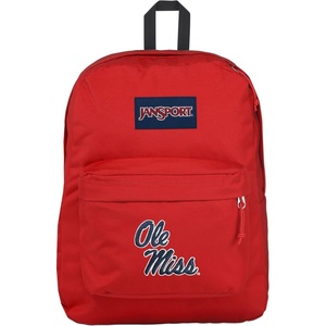 image:imageJanSport NCAA Officially Licensed Backpack Utah Utes Superbreak Plus with Padded 15 Laptop Sleeve Spacious Computer Bag for Men amp Women Durable Daypack with Bottle Pocket Red TapeMississippi Old Miss Rebels