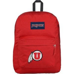 image:imageJanSport NCAA Officially Licensed Backpack Utah Utes Superbreak Plus with Padded 15 Laptop Sleeve Spacious Computer Bag for Men amp Women Durable Daypack with Bottle Pocket Red TapeUtah Utes