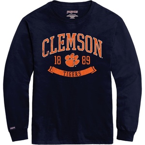image:imageJanSport NCAA Officially Licensed Campus Long Sleeve T Shirt for Men Soft amp Breathable PreShrunk Cotton Crewneck T ShirtClemson Tigers