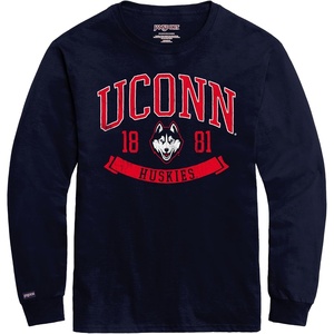 image:imageJanSport NCAA Officially Licensed Campus Long Sleeve T Shirt for Men Soft amp Breathable PreShrunk Cotton Crewneck T ShirtConnecticut Huskies