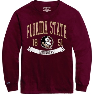 image:imageJanSport NCAA Officially Licensed Campus Long Sleeve T Shirt for Men Soft amp Breathable PreShrunk Cotton Crewneck T ShirtFlorida State Seminoles