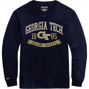 image:imageJanSport NCAA Officially Licensed Campus Long Sleeve T Shirt for Men Soft amp Breathable PreShrunk Cotton Crewneck T ShirtGeorgia Tech Yellow Jackets